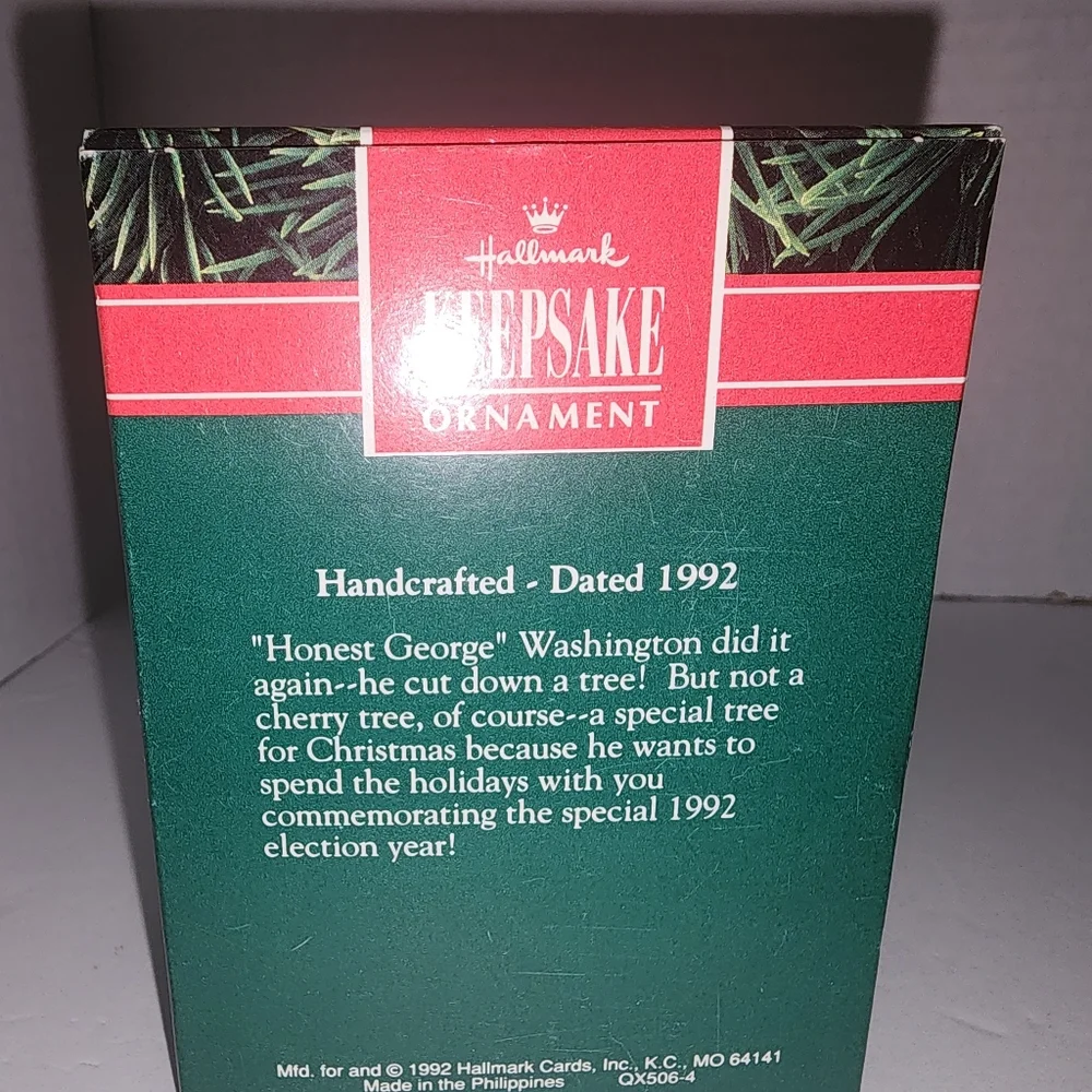 Hallmark American‎ Commemorative Honest George Ornament